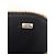 Chanel Mini Vanity Case CC Matelassé in Pelle d'Agnello Nera con Manico e Catena - vista 8