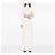 Clutch Prada Beige Saffiano Lux East West Frame - vista 6