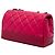 Chanel Red Medium Quilted Lambskin and Caviar Bi Coco Flap - vista 2