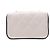 Clutch Chanel White Quilted Lambskin Resin CC Flap Clutch With Chain - vista 2