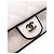 Clutch Chanel White Quilted Lambskin Resin CC Flap Clutch With Chain - vista 5