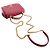 Chanel Red Mini Quilted Lambskin Carry Chic Flap - vista 7