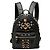 Zaino MCM Black Small Visetos Coated Canvas Studded Stark Brock