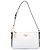 Pochette Prada White Saffiano Lux