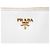 Pochette Prada White Saffiano Lux - vista 5