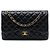 Chanel Black Jumbo Classic Lambskin Double Flap