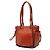 LOEWE Orange Leder Perforated Anagram Punching Tote - Ansicht 2