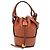 Borsa a secchiello Balloon Nano in pelle marrone LOEWE
