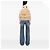 Gucci Beige Large GG Canvas Web Tag Rucksack - Ansicht 5