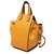 LOEWE Orange Mini Hammock Lederbeutel mit Kordelzug - Ansicht 2
