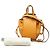LOEWE Orange Mini Hammock Lederbeutel mit Kordelzug - Ansicht 7