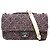 Chanel Blue Medium Tweed Single Flap
