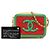 Mini Vanity Case Chanel Orange Tricolor Caviar CC Filigree - vista 7