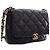 Chanel Black Small Quilted Lambskin Lacquered Chain Flap - Ansicht 13