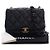 Chanel Black Small Quilted Lambskin Lacquered Chain Flap - Ansicht 5
