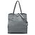 mala Prada Medium Saffiano Cinza