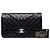 Chanel Black Medium Classic Lambskin Double Flap - vista 7