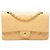 Chanel Beige Medium Classic Lambskin Double Flap
