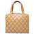 Chanel Beige CC Handtasche aus Lammleder Wild Stitch