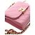 Chanel Mini CC Quilted Caviar Top Handle Clutch con Catena Rosa - vista 10