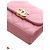 Chanel Mini CC Quilted Caviar Top Handle Clutch con Catena Rosa - vista 11