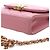 Chanel Mini CC Quilted Caviar Top Handle Clutch con Catena Rosa - vista 12