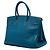 Hermès Blue Clemence Birkin Retourne 35 - vista 2