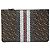 Clutch Burberry Brown TB Monogram E Canvas Stripe