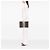 Clutch Burberry Brown TB Monogram E Canvas Stripe - vista 6