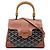 Saïgon Goyard Brown Mini Goyardine Saigon Souple
