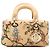 Dior Beige Micro Floral Embroidered Raffia Lady D Joy - vue 7