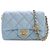 Chanel Blue Mini Quilted Iridescent Caviar My Perfect Flap