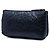 Pouch Chanel Blue CC Embossed Lambskin Camellia - vista 2
