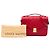 Louis Vuitton Red Monogram Empreinte Pochette Metis - vista 7