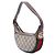Borsa a tracolla Gucci Mini GG Supreme Web Ophidia Beige - vista 2