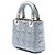 Dior Gray Mini Satin Cannage Swarovski Crystal Lady Dior - vista 2