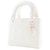 Dior White Mini Ultra Matte Calfskin Diamond Cannage Lady Dior - vista 13