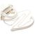 Dior White Mini Ultra Matte Calfskin Diamond Cannage Lady Dior - vista 8