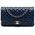 Chanel Blue Medium Classic Caviar Double Flap