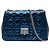 Dior Blue Large Metallic Aged Calfskin Cannage Miss Dior Flap
