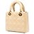 Dior Beige Small Patent Cannage Lady Dior - vista 2