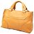 Céline Bolsa de mão Celine Boogie Pocket em couro amarelo - vista 2