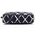 Necessaire Chanel Airline in tela stampata CC nera - vista 3