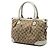 Borsa Gucci Beige GG Canvas Sukey Satchel - vista 2