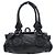 Chloé BORSA A MANO CHLOE PADDINGTON MINI ALL BLACK IN PELLE GRANA NOIRE