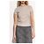Diesel Top T-NEKKA camiseta de algodón gris - vista 3