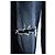 Jeans wide-leg Dsquared2 blu navy - vista 5