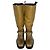 Botas altas Saddle de Burberry en piel marrón - vista 3