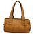 Borsa Tote plissettata Coach Soho in pelle Camel