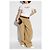 Dsquared2 Wide-Leg-Hose beige Baumwolle - Ansicht 2